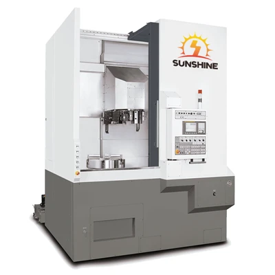 Gia công má phanh máy tiện đứng CNC VTC50
